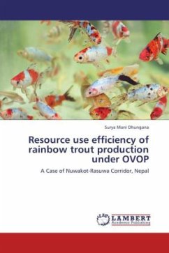 Resource use efficiency of rainbow trout production under OVOP - Dhungana, Surya Mani