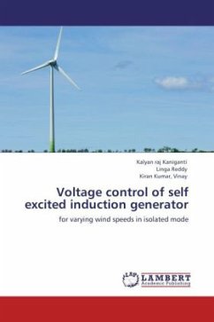 Voltage control of self excited induction generator