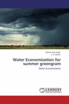 Water Economization for summer greengram