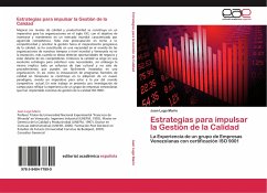 Estrategias para impulsar la Gestión de la Calidad - Lugo Marín, Juan