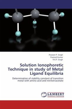 Solution Ionophoretic Technique in study of Metal Ligand Equilibria - Singh, Praveen P.;Kumar, Pramod;Singh, R. K. P.