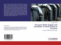 Pro-poor Water Supply and Sanitation in Small Towns in Tanzania - Zivhave, Morgen