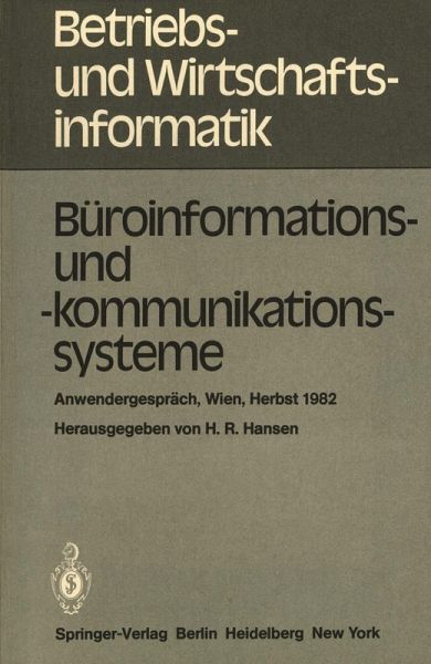 Büroinformations- und -kommunikationssysteme Büroinformations- und -kommunikationssysteme