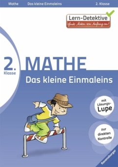 Cover 2. Klasse Mathe, Das kleine Einmaleins / Lern-Detektive - Gute Noten von Anfang an!
