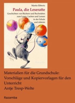 Cover Paula, die Leseratte. Materialien für die Grundschule: Vorschläge und Kopiervorlagen für den Unterricht