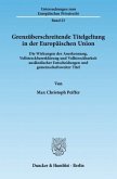 Grenzüberschreitende Titelgeltung in der Europäischen Union.