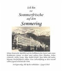 Ich bin zur Sommerfrische auf dem Semmering - Gregor, Ulrich