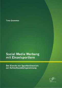 Social Media Werbung mit Einzelsportlern: Der Einsatz von Sporttestimonials zur Aufmerksamkeitsgewinnung - Grommes, Timo