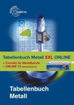Cover Tabellenbuch Metall XXL ONLINE
