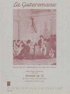 Cover Serenade op.12, für Flöte, Violine, Viola und Gitarre, Stimmen