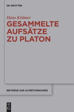 Gesammelte Aufsätze zu Platon - Krämer, Hans