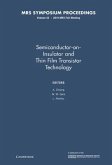 Semiconductor-On-Insulator and Thin Film Transistor Technology: Volume 53