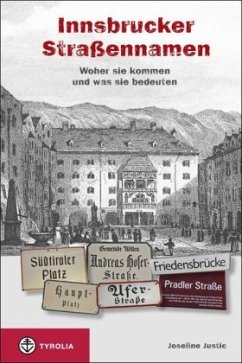 Cover Die Innsbrucker Straßennamen