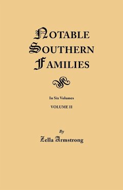 Notable Southern Families. Volume II - Armstrong, Zella