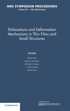 Dislocations and Deformation Mechanisms in Thin Films and Small Structures