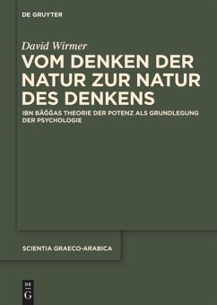 Vom Denken der Natur zur Natur des Denkens - Wirmer, David