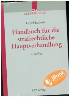 Handbuch für die strafrechtliche Hauptverhandlung, m. CD-ROM - Burhoff, Detlef