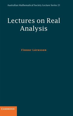 Lectures on Real Analysis - Lárusson, Finnur