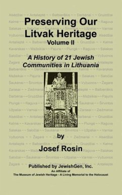 Cover Preserving Our Litvak Heritage- Volume II