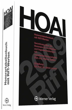 HOAI 2009 - Honorartabellenbuch mit RiFT-Werten - Seifert, Werner