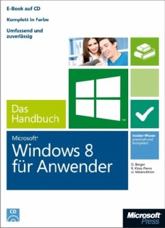 Microsoft Windows 8 für Anwender - Das Handbuch, m. CD-ROM