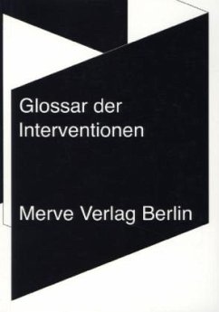 Glossar der Interventionen - Hiller, Christian;Borries, Friedrich von;Wenzel, Anna-Lena