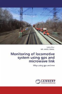 Monitoring of locomotive system using gps and microwave link