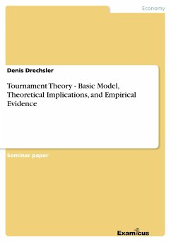 Tournament Theory - Basic Model, Theoretical Implications, and Empirical Evidence - Drechsler, Denis