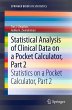 Statistical Analysis of Clinical Data... - Bild 1