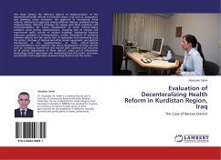 Evaluation of Decenteralizing Health Reform in Kurdistan Region, Iraq