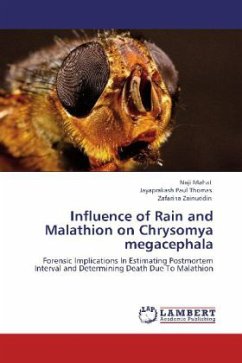 Influence of Rain and Malathion on Chrysomya megacephala - Mahat, Naji;Paul Thomas, Jayaprakash;Zainuddin, Zafarina