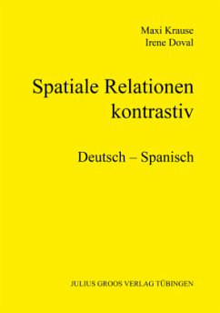 Cover Spatiale Relationen - kontrastiv (Deutsch - Spanisch)