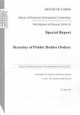 50th Report of Session 2010-12: Special Report Scrutiny of Public Bodies Orders: House of Lords Paper 250 Session 2010-12