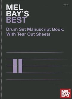 Mel Bay's Best Drum Set Manuscript Book