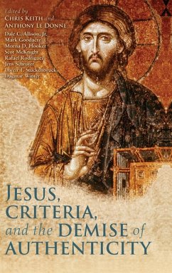 Cover Jesus, Criteria, and the Demise of Authenticity