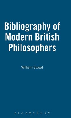 Bibliography of Modern British Philosophers - Sweet, William