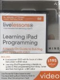 Learning iPad Programming, Book and DVD-ROM