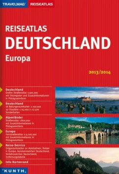 Cover Reiseatlas Deutschland, Europa 2013/2014