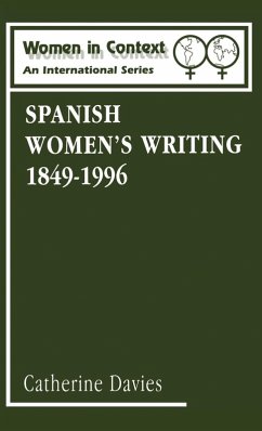 Cover Spanish Women's Writing 1849-1996