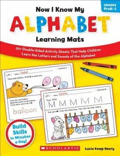 Now I Know My Alphabet Learning Mats, Grades PreK-1 - Henry, Lucia Kemp