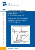 Realization of High Power Diode Lasers with Extremely Narrow Vertical Divergence