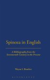 Spinoza In English, A Bibliography