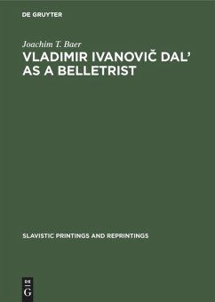 Cover Vladimir Ivanovi¿ Dal' as a Belletrist