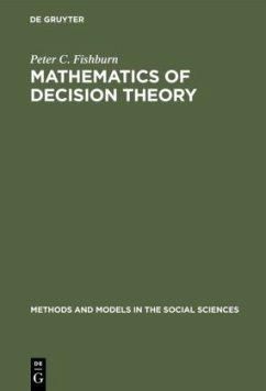 Mathematics of Decision Theory - Fishburn, Peter C.