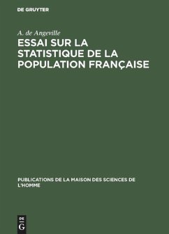 Essai sur la statistique de la population française - Angeville, A. de