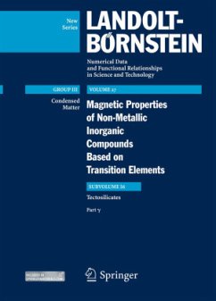 Tectosilicates / Landolt-Börnstein, Numerical Data and Functional Relationships in Science and Technology Vol.27I6gamma - Burzo, Emil