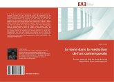 Le texte dans la médiation de l'art contemporain