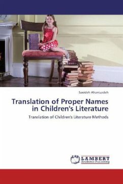 Translation of Proper Names in Children's Literature - Ahanizadeh, Saeideh