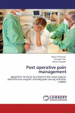 Post operative pain management
