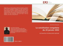 La constitution congolaise du 20 janvier 2002 - Manangou, Vivien Romain